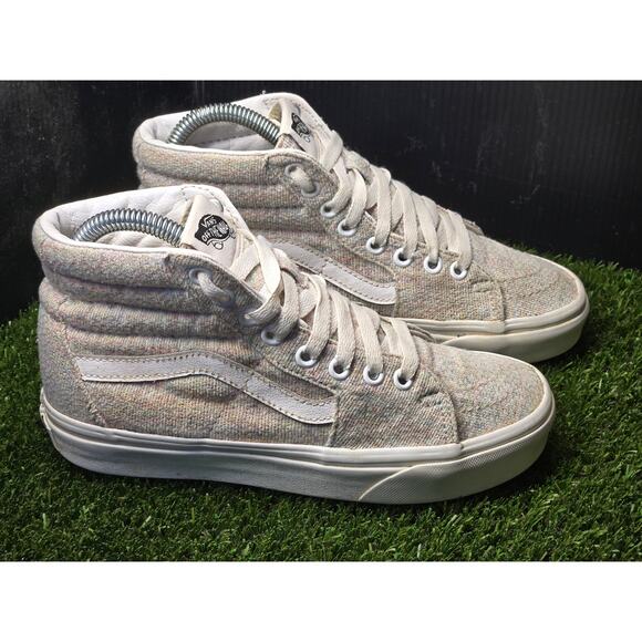 VANS SK8-Hi MTE-1 Marshmallow Ivory Sneakers Lined Shoes Women's Size 5 - Picture 2 of 7